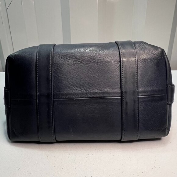 Coach Vintage Madison Top Handle Satchel Doctor Bag Navy Blue Made USA Classic - Picture 8 of 14